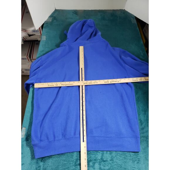 Florida Gators Majestic Hoodie Size Large Mens Blue Drawstrings Football NCAA - Picture 6 of 9